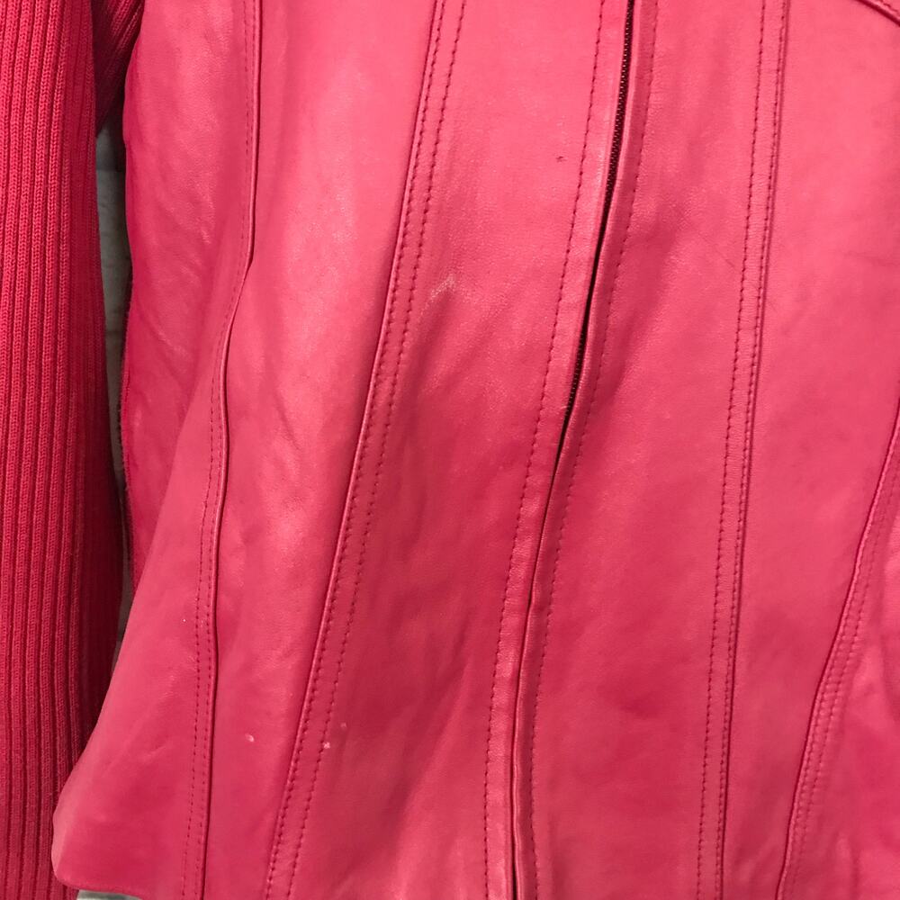 Bright Pink Ribbed Sweater - Picture 4 of 6